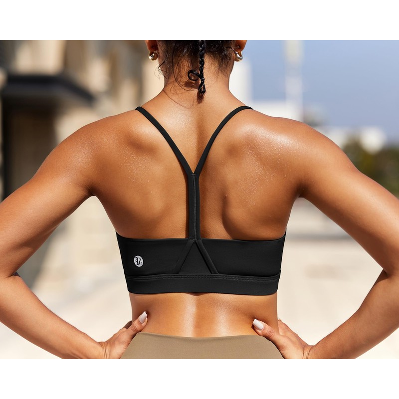 RUNNING GIRL Sports Bras for Women,Y-Back Medium Support Workout Sports