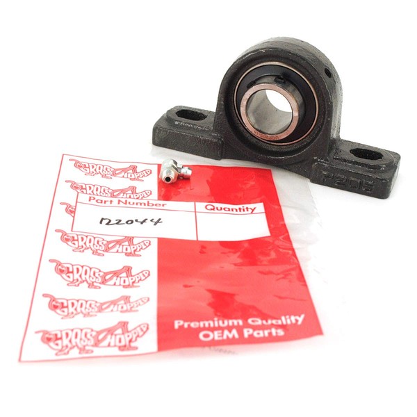 Grasshopper Mower PTO Shaft & Clutch Assembly Pillow Block Bearing for Grasshopper FrontMount Mowers, Reduces Resistance and Friction, Enhances Motion, Genuine Replacement Part, OEM 122044