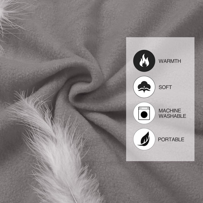 REDCAMP Fleece Sleeping Bag Liner for Adult Warm or Cold