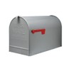 Plexon Gray Jumbo Size Rural Mailbox, 3175 cu-in Capacity, Galvanized