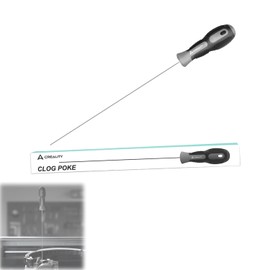 Lokkr Creality Clog Poke/Nozzle Cleaning Kit for 1.75mm Nozzles, Must-Have 3D Printing Tool, 3D Printer Extruder Clog Removal Tool, Soft Rubber Handle, 210mm Prolong Design, Unclog in Seconds