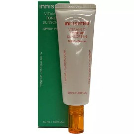 Innisfree 이니스프리 비타민C 피치 톤업 선크림 SPF50+ PA++++ (50ml) Innisfree Vitamin C Peach Tone-Up Sun Cream SPF50+ PA++++ (50ml)