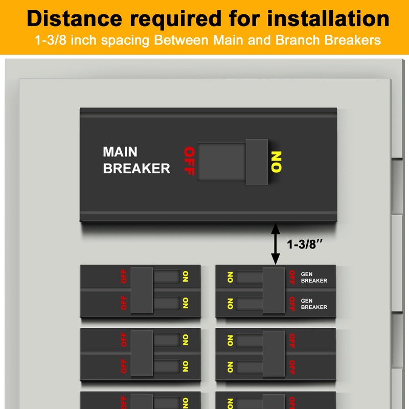 Generator Interlock Kit Compatible with Square D QO or Homeline