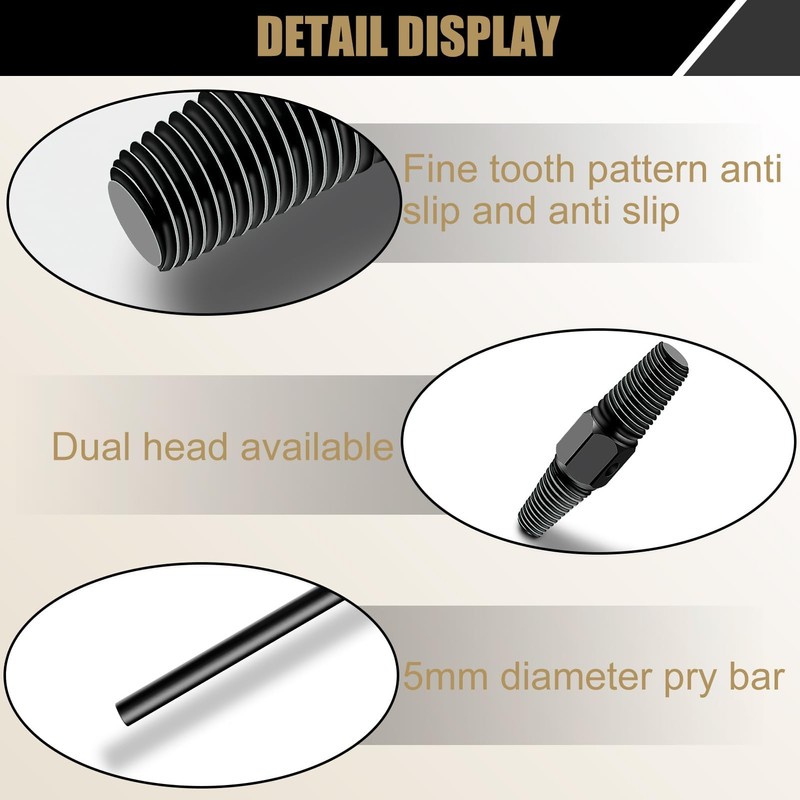 Double Head Screw Extractor, Pipe Screw Extractor, Tap Extractor, Removal