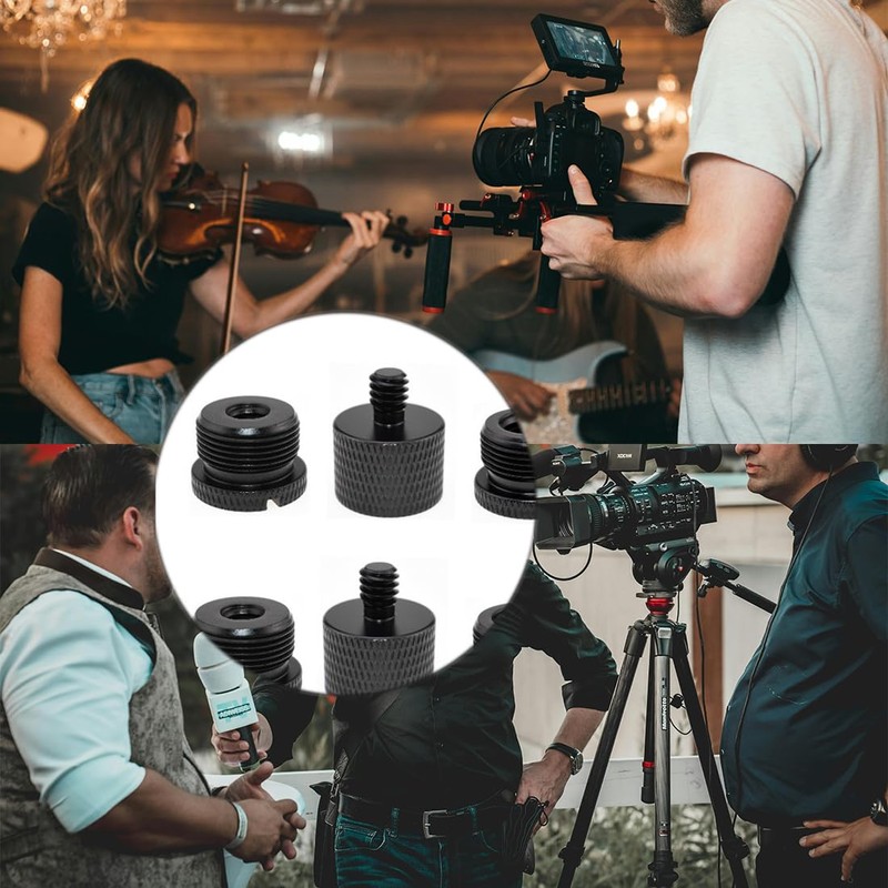 VIVIIHOO Microphone Adapter Thread Adapter 1/4 to 5/8 Inch Adapter