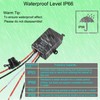 Gmefu Waterproof Wireless Remote Forward Reverse Switch DC12V to 72V/30A-Linear