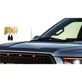 50 Cal Bullet Antenna Replacement Ford F150 F250 F350 Dodge Ram 1500 2500 Jeep Wrangler Toyota Tundra