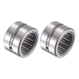 sourcing map NK17/16 Needle Roller Bearings 17mm x 25mm x 16mm Chrome Steel Open End 2pcs