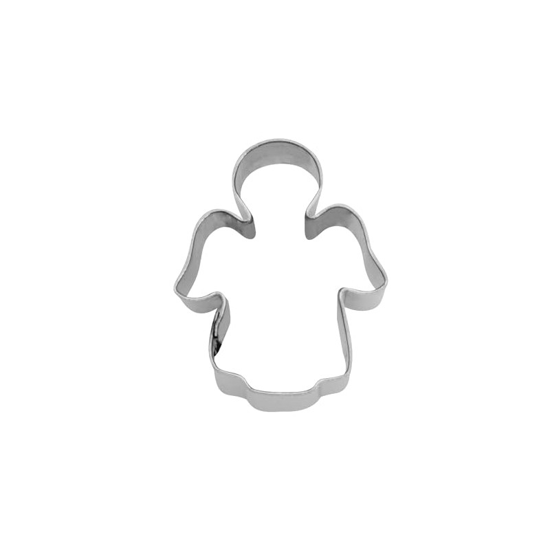 Staedter Mini Angel Cookie Cutter, Silver, 1.5 cm