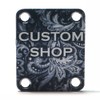 Custom Shop Guitar Neck plate Custom Shop Paisley -Fits Strat