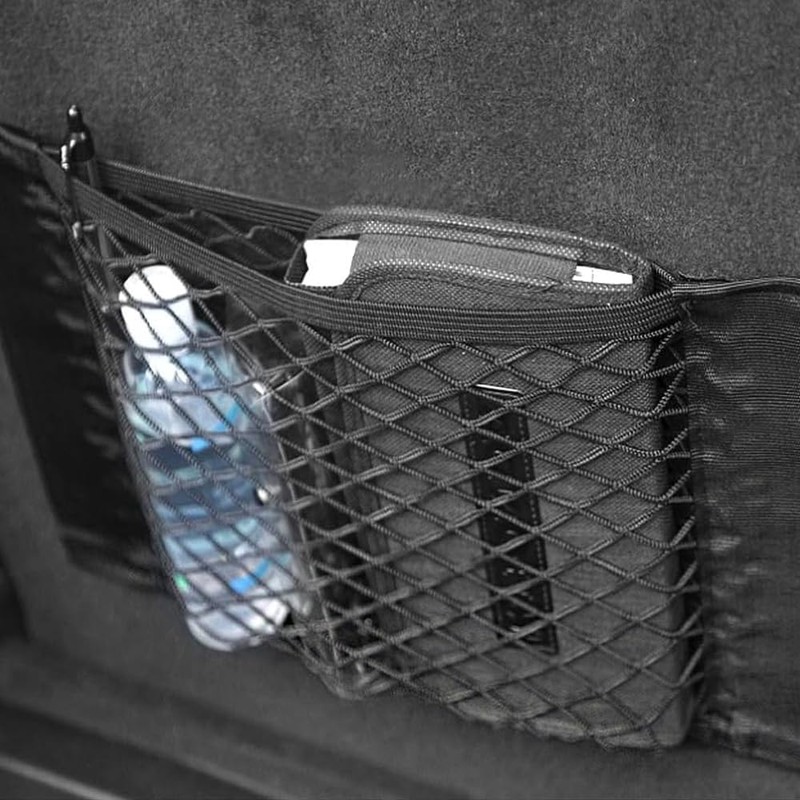 4Pcs Car Mesh Cargo Net, Elastic Storage Net, 40×25CM Elastic