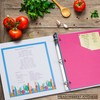 Recipe Binder with Dividers and Labels - Recipe Cookbook Binder
