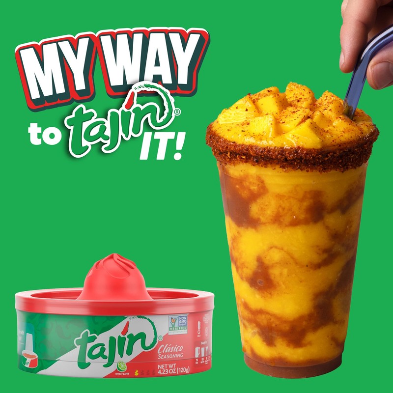 Tajin Clásico Chile Lime Seasoning Rimmer 4.23 oz (Pack of
