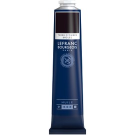 Lefranc Bourgeois 810087 Fine Oil Paint, Non-fading with Excellent Coverage and High Colour Intensity, Uniform Consistency and Optimal Mixability, 150 ml Tube - Burnt Umber