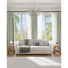 IDEALHOUSE End Table, Narrow Side Table with 2 Tier Storage Shelf, Small Space Side Table for Farmhouse Bedroom, Studio Apartment, Entryway, Rustic Brown