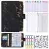 Budget Binder with Cash Envelopes A6 PU Leather Money Saving