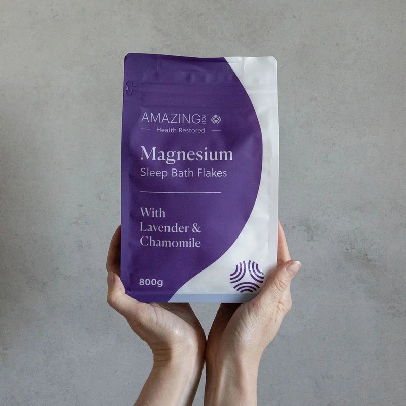 Amazing You Magnesium Sleep Bath Flakes, 800g