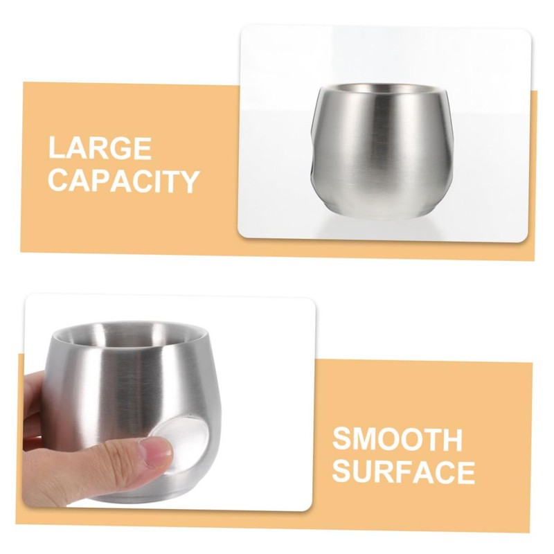 VICASKY Men Double Wall Shaving Bowl Slip Shaving Soap Cup