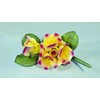 Capodimonte Rose and Bud YELO 6"