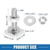 X AUTOHAUX Car Roof Rack T Shaped Slot Bolt M8