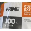 Prime Wire&Cable Sjtw 100Ft 15A 12/3-Gauge Outdoor Power Extension Cord