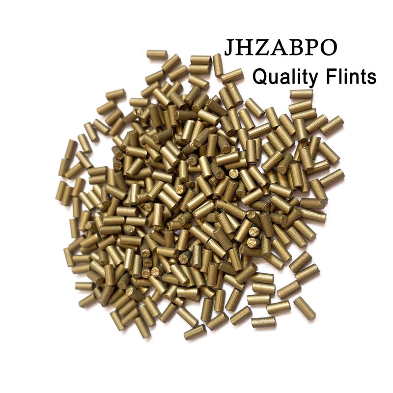JHZABPO Universal Lighter Flint, 350-Pack of Golden Replacement Lighter Flints