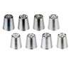 thermohauser Russian nozzles set (stainless steel), 8 pieces, diameter 26.75
