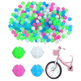 KGDUYC 108pcs Bicycle Spoke Clicker, Children's Bicycle Accessories Spoke Clips for Children Bicycle Spoke Decorations Gift for Girls and Boys Spoke Beads