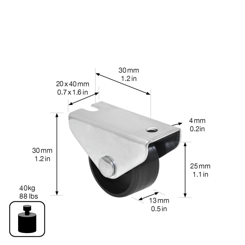 Furniture castor RO 0055