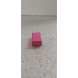 Rectangular Durable Eraser Rubber for Unisex Office School Supplies Classroom Essentials Stationary Item (Pink)