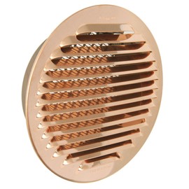 The gtrp140r-y Ventilation Grill Round Recessed, Copper, 175 mm