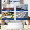4" Rise Threshold Ramps for Doorways, Adjustable Aluminum Threshold for