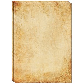 25 Sheets Old Fashioned Letter Paper / Vintage Design Paper DIN A4 Ideal for Vintage Invitations and Letters
