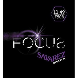 Savarez Focus Electric Guitar Strings Stainless Steel Set Blues .011-.049 F50B