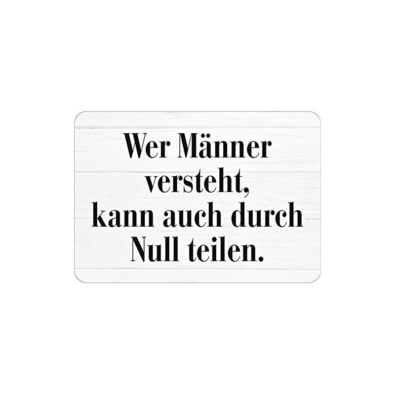 Blechwaren Fabrik Braunschweig Kulthänger Wer Männer versteht, kann durch 0