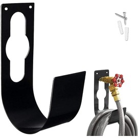 Ukipos Soporte de Manguera de Jardín, Colgador de Manguera Grande de Jardín, Porta Manguera de Pared, Gancho para Manguera Resistente y Expandible de 45 mts, 30 mts, 22 mts y 15 mts