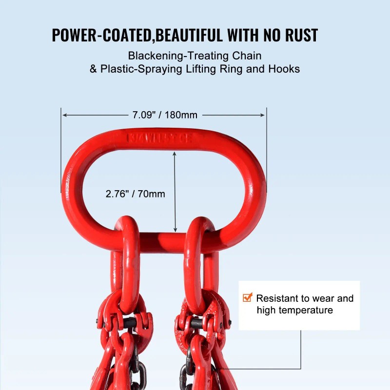 G80 Engine Chain Hoist 5/16 Inch X 10 ft Lifting