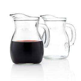 Italian Boccalino – Traditional Mini-Pitcher for Serving Table Wines, 2-Piece Set (Gift Box Collection)