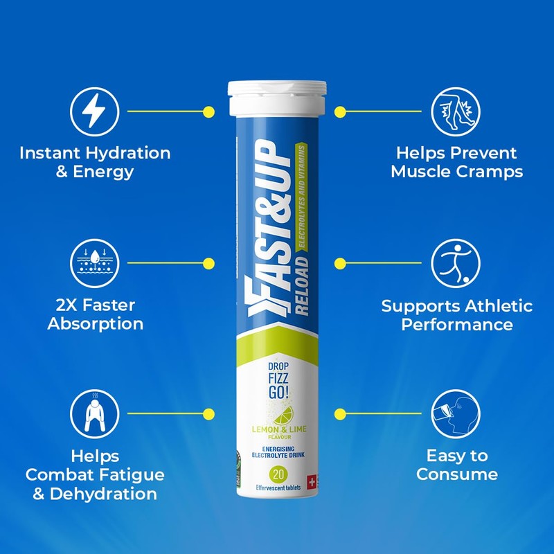 Fast&Up Reload – Lemon & Lime - Instant Electrolytes &