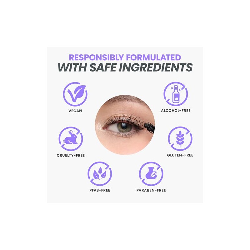 Wonderskin Power'full Mascara - Black Mascara for Length & Volume
