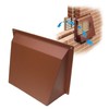 Terracotta Hooded Cowl 9" x 9" Vent Cover for Air