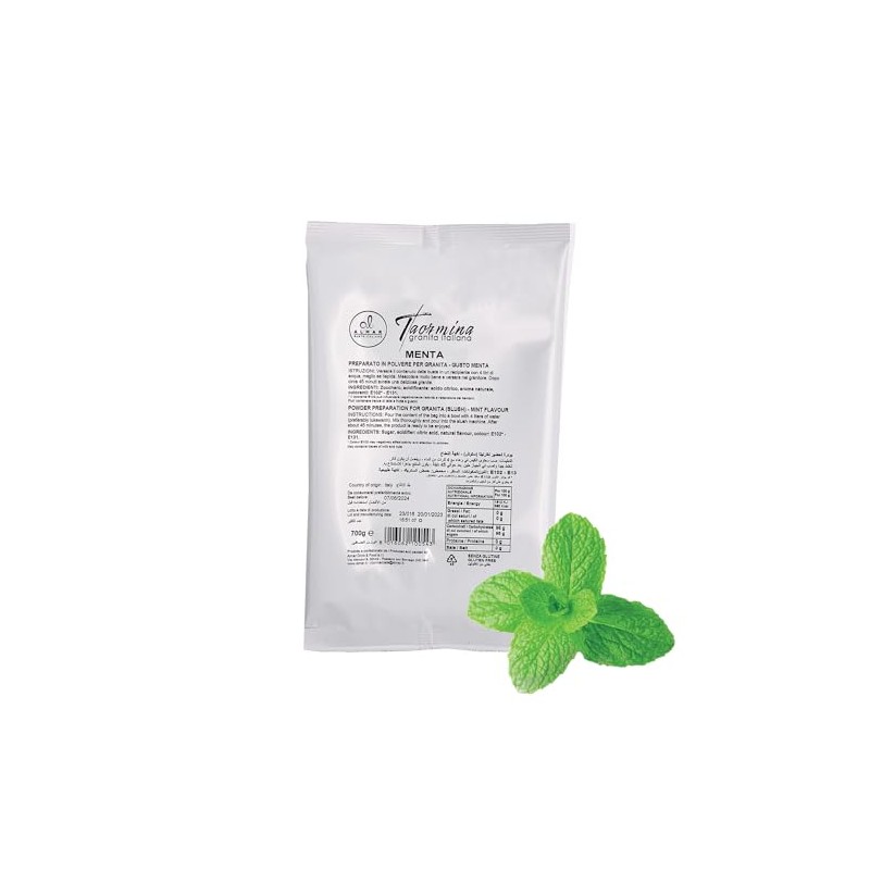 Almar Granita GUSTO MENTA Senza Glutine Senza Glicerolo - CONFEZIONE