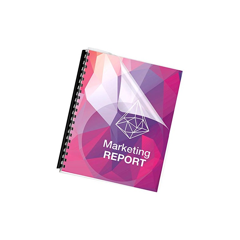 Fellowes 10 mm A4 Plastic Binding Combs - White, Pack