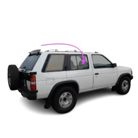 BAG Fits:1990-1995 Nissan 4DR Pathfinder Passenger Side Rear Right Door Window Glass