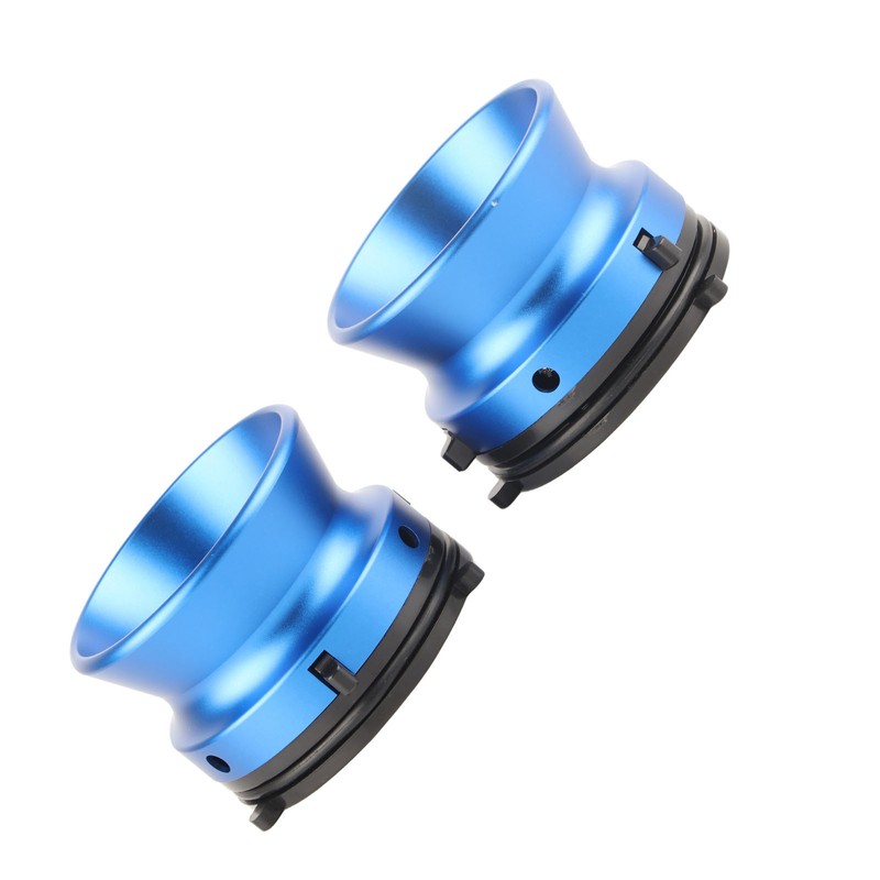 1 Pair NAB Hub Adapters Professional Polished Aluminum Alloy 10