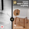 MARA WOHNHELFER® 32 x Round Chair Leg Caps with 360°