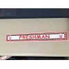 S.R.M. FRESHMAN STICKER School scrapbook crafts 6" x 7/8" peel
