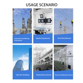 LC1D25 AC Contactor Power Contactor 1NO 1NC 25A 380V High Voltage Coil Silver Contact Motor Control Highly Sensitive Replacement Universal Electric AC Contactor (AC220V Coil Voltage)