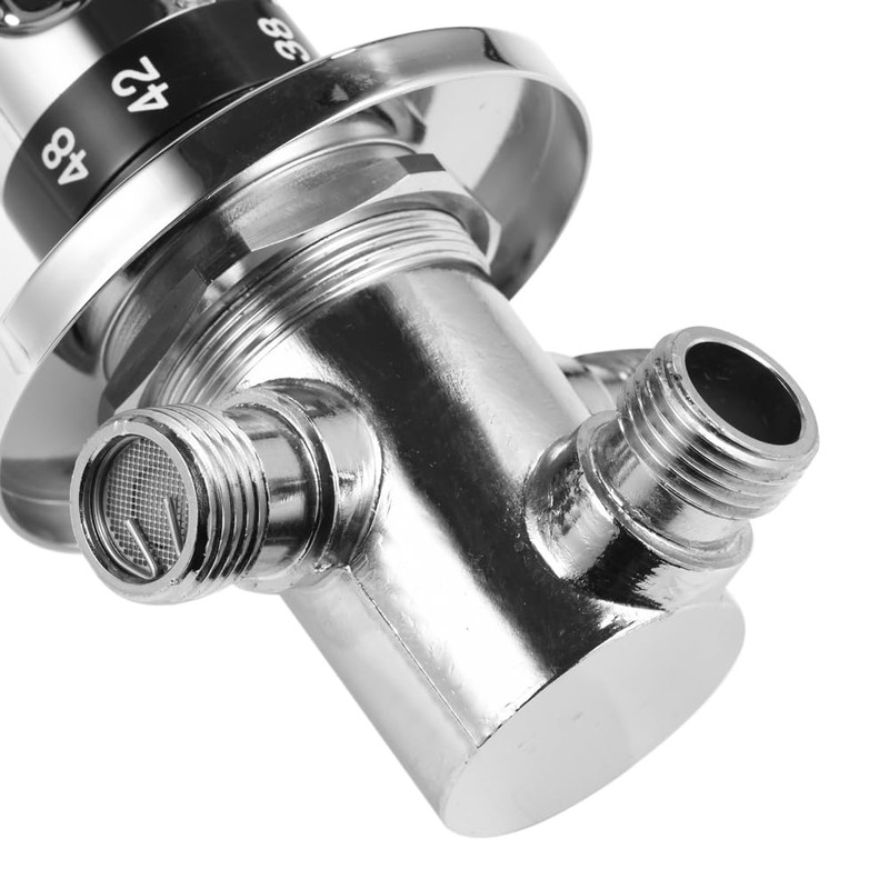 G1/2 Thermostatic Mixing Valve - Solid Brass Element - Hot/Cold