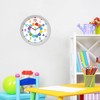 XFM Kids Wall Clock12 Inch Silent Non Ticking Kids Teaching